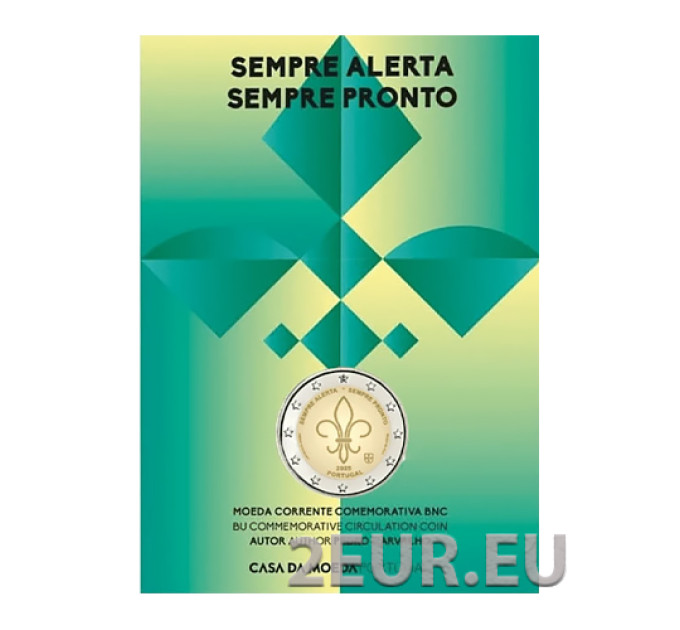 Portugal 2 Euro BU 2025 – Weltpfadfinder