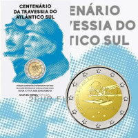Portugal 2 Euro BU 2022 - 100. Jahrestag der ersten Südatlantik-Luftüberquerung  