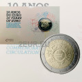 Portugal 2 Euro proof 2012 - 10 Jahre Euro-Bargeld  