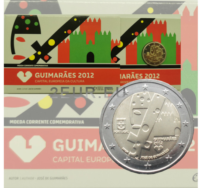 Portugal 2 Euro proof 2012 - Guimarães - Europäische Kulturhauptstadt  