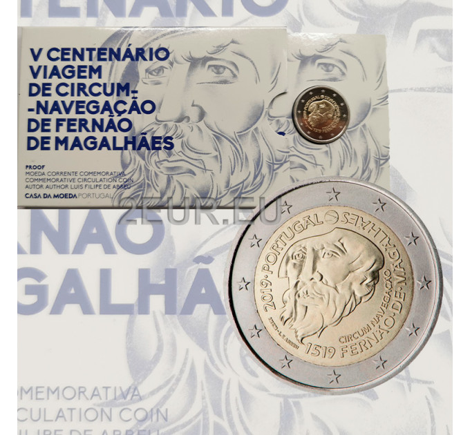 Portugal 2 Euro proof 2019 - 500. Jahrestag der ersten Erdumrundung durch Magellan  