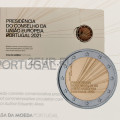 Portugal 2 Euro proof 2021 - Präsidentschaft des Rates der Europäischen Union  