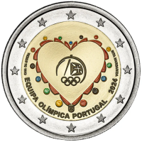 Portugal 2 Euro Proof 2024 – Olympische Sommerspiele in Paris - Portugiesische Olympiamannschaft