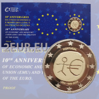 Portugal 2 Euro proof 2009 – 10 Jahre Euro – EMU  