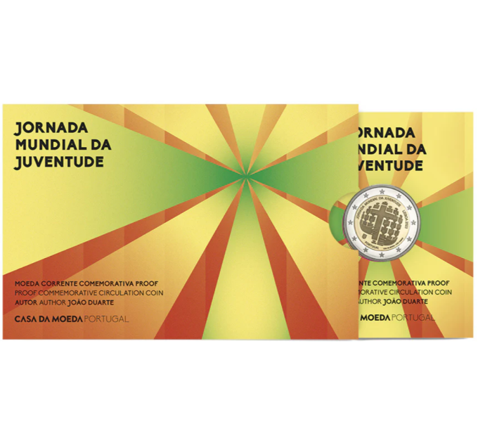 Portugal 2 Euro proof 2023 – Weltjugendtag