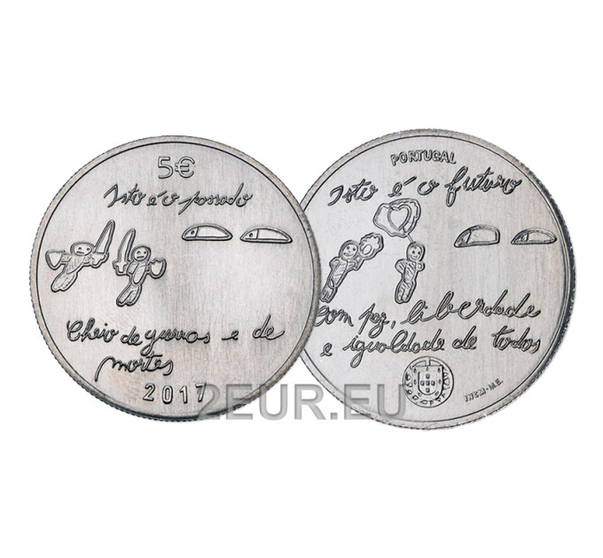 Portugal 5 Euro UNC 2017 - Die Jugend und die Zukunft