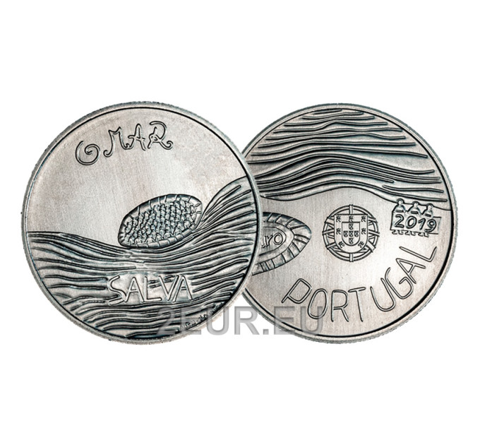 Portugal 5 euro UNC 2019 - Das von einem Kind gezeichnete Meer