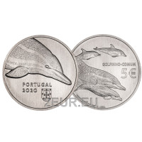 Portugal 5 euro UNC 2020 - Der Delfin