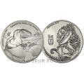 Portugal 5 Euro UNC 2022 - Dinosaurier in Portugal