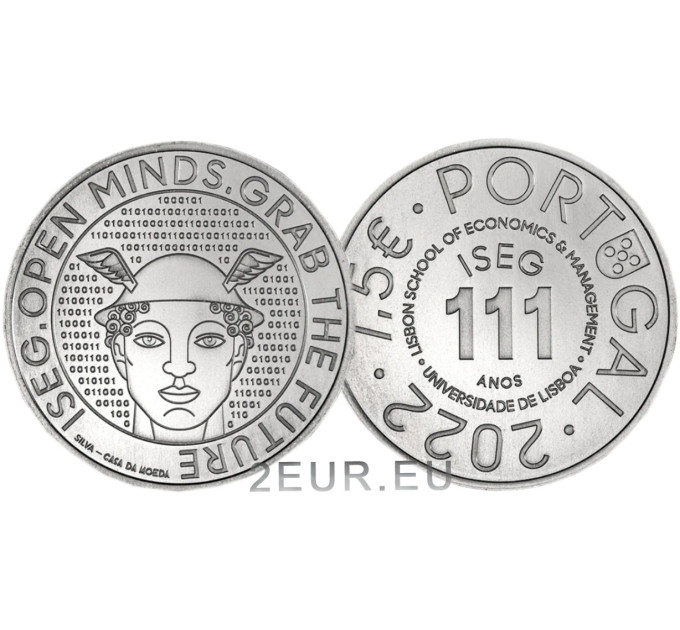 Portugal 7,5 Euro UNC 2022 - 111 Jahre Lissabon School of Economics and Management - ISEG