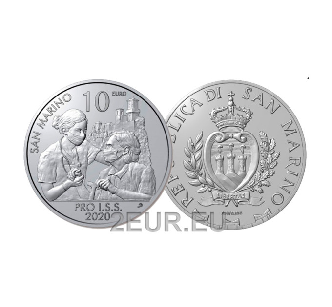 San Marino 10 Euro BU 2020 - Pro I.S.S