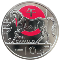 San Marino 10 Euro BU 2024 – Chinesischer Mondkalender – "Pferd"