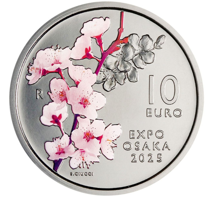 San Marino 10 Euro BU 2025 - Expo Osaka