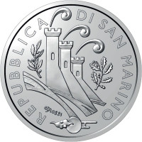 San Marino 10 Euro BU 2025 – Chinesischer Mondkalender – "Hahn"