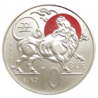 San Marino 10 Euro BU 2022 – Chinesischer Mondkalender – „Ochse“