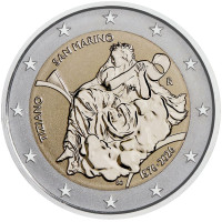 San Marino 2 euro Proof Reverse 2026 – 450 Jahre nach Tizians Tod