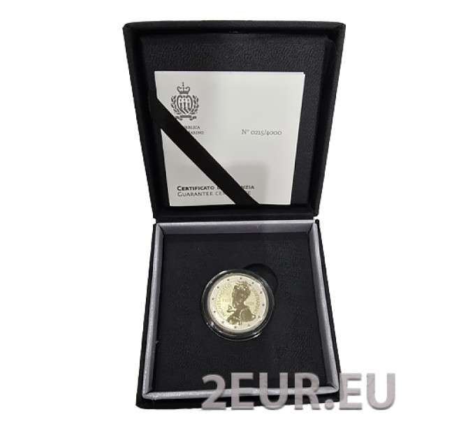 San Marino 2 euro Proof 2025 – 550. Jahrestag der Geburt Michelangelos