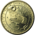 San Marino 5 euro UNC 2018 – „Sternzeichen Widder“