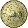 San Marino 5 euro UNC 2018 – "Stier"