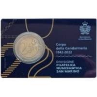 San Marino 2 EURO BU 2022 - 180. Jahrestag des Gendarmeriekorps