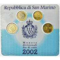 San Marino BU 2002 - 20+50 cent +1+2 euro