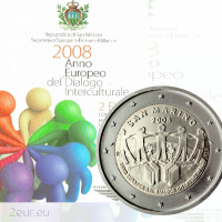 San Marino 2 Euro BU 2008 - Europäisches Jahr des interkulturellen Dialogs