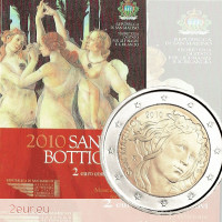 San Marino 2 euro BU 2010 - 500. Todestag von Sandro Botticelli