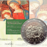 San Marino 2 euro BU 2013 - 500. Todestag von Pinturicchio