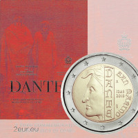 San Marino 2 Euro BU 2015 - 750 Jahre seit der Geburt von Dante Alighieri