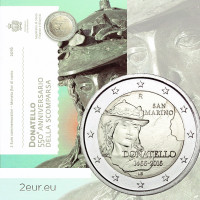 San Marino 2 euro BU 2016 - 550 Jahre seit dem Tod von Donatello