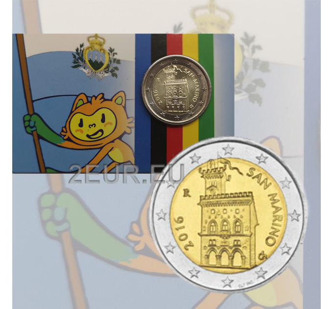 San Marino 2€ BU 2016 - "Nationalmannschaft" C/C
