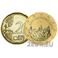 San Marino 20 Cent UNC 2024
