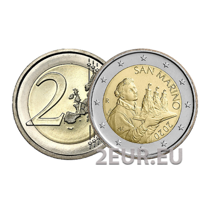 San Marino 2 Euro UNC 2020