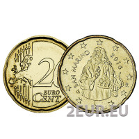 San Marino 20 Cent UNC 2016