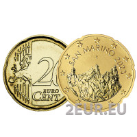 San Marino 20 Cent UNC 2023