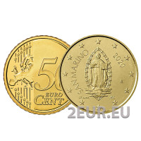 San Marino 50 Cent UNC 2020