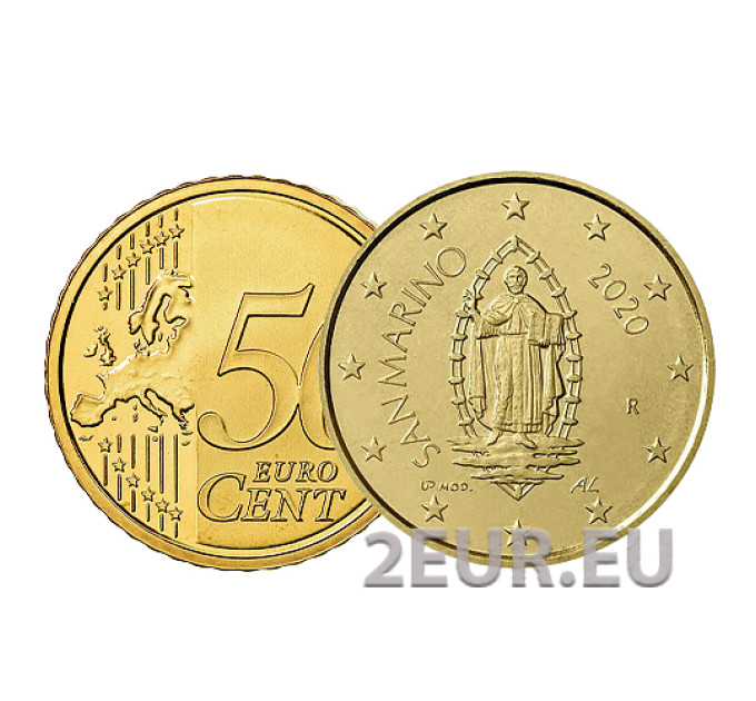 San Marino 50 Cent UNC 2020