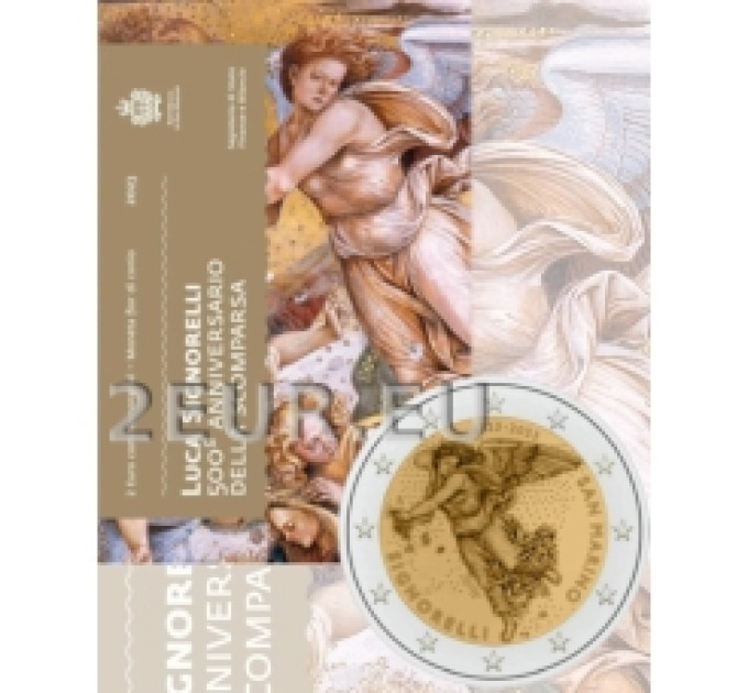 San Marino 2 euro BU 2023 – 500. Todestag von Luca Signorelli
