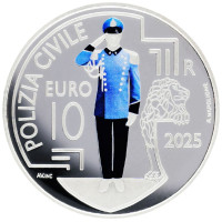 San Marino 10 Euro proof 2025 - Zivilpolizei