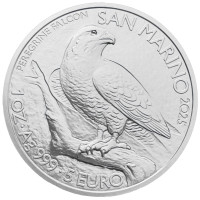 San Marino 5 Euro BU 2025 – Wanderfalke