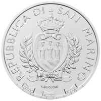 San Marino 5 Euro BU 2025 – Wanderfalke
