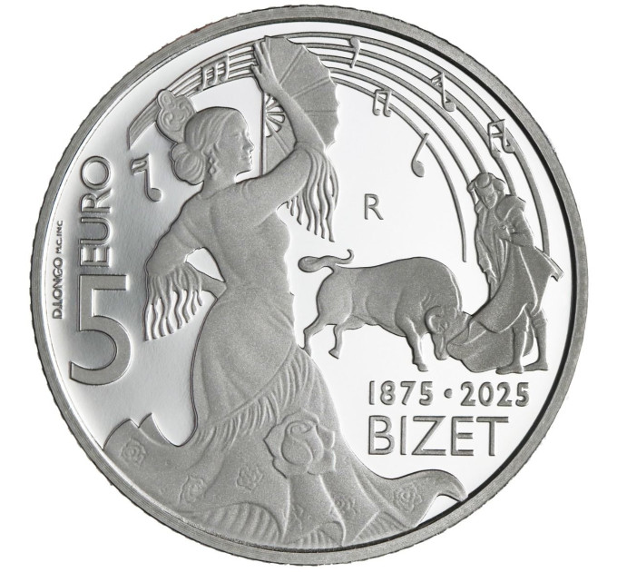 San Marino 5 Euro proof 2025 – Georges Bizet