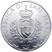 San Marino 5 Euro BU 2026 – Wanderfalke