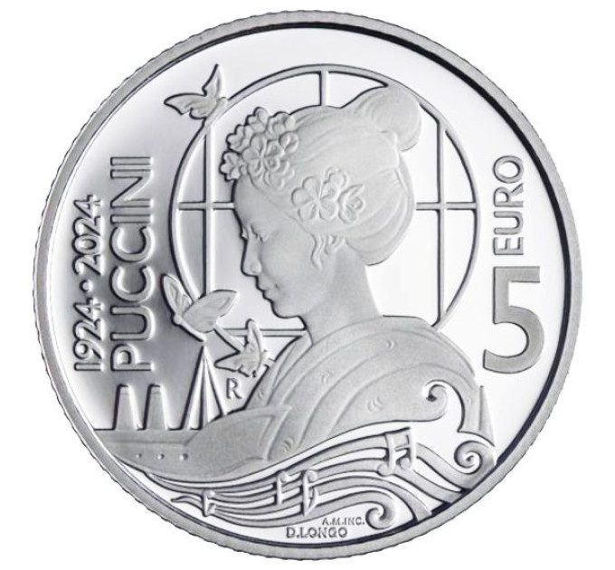 San Marino 5 Euro proof 2024 – Giacomo Puccini