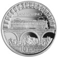San Marino 10 Euro proof 2023 - 15. Jahrestag der Aufnahme der Altstadt von San Marino und des Monte Titano in die Liste des UNESCO-Weltkulturerbes