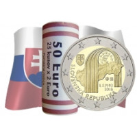 Slowakei 2 Euro UNC rollen 2020 – 20. Jahrestag des Beitritts der Slowakei zur OECD