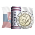Slowakei 2 Euro UNC rollen 2011 – Visegrad-Gruppe