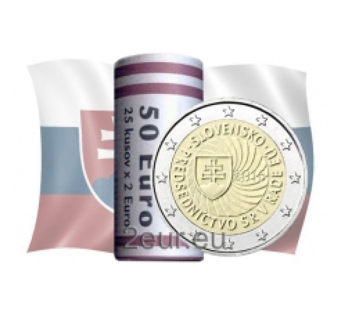 Slowakei 2 Euro UNC rollen 2016 – Slowakische EU-Ratspräsidentschaft