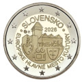 Slowakei 2 Euro UNC rollen 2026 – Trencin