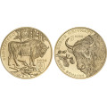 Slowakei 5 Euro UNC 2024 – Fauna und Flora in der Slowakei – Der Europäische Wisent
